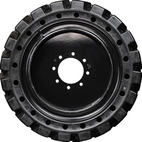 skid steer no flat tires|solid cushion skid steer tires.